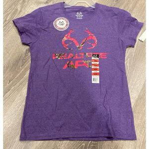 Women's purple‎ real tree shirt size medium